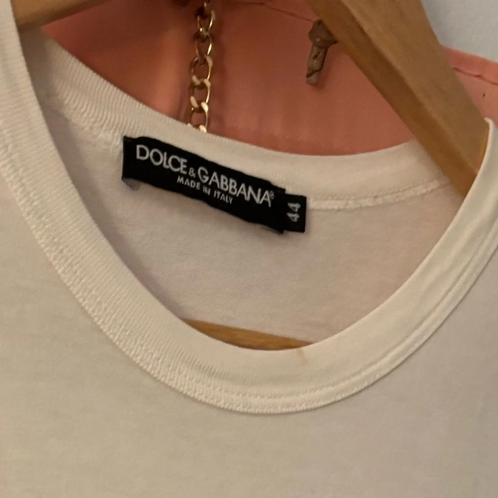 Vintage Dolce & Gabbana Martini Graphic Tee white womens size 44 M early 2000s - Picture 8 of 9